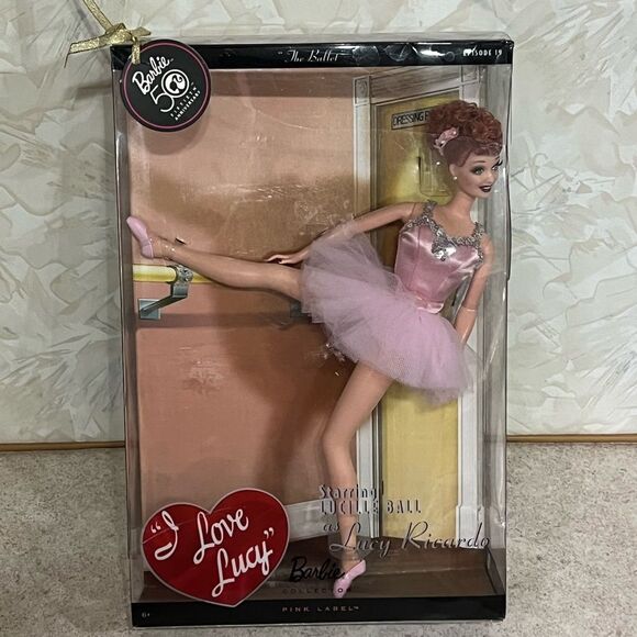 I Love Lucy Barbie Doll The Ballet Episode 19 Pink Label NIB